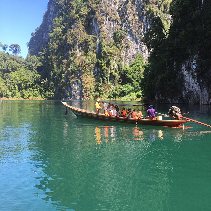 ล่องเรือหางยาว เที่ยวเขื่อนเชี่ยวหลาน 1 วัน เต็มวัน ครึ่งวัน เที่ยวเขื่อนเชี่ยวหลาน 1 วัน
