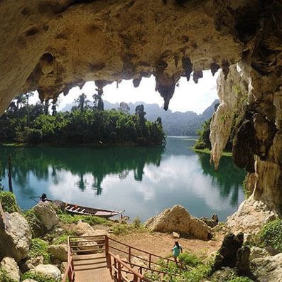 แพคเกจ P102 เที่ยวถ้ำประกายเพชร เขื่อนรัชชประภา เที่ยวเขื่อนรัชชประภา เขาสก 600฿/ท่าน